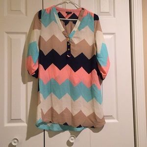 Multi-color chevron